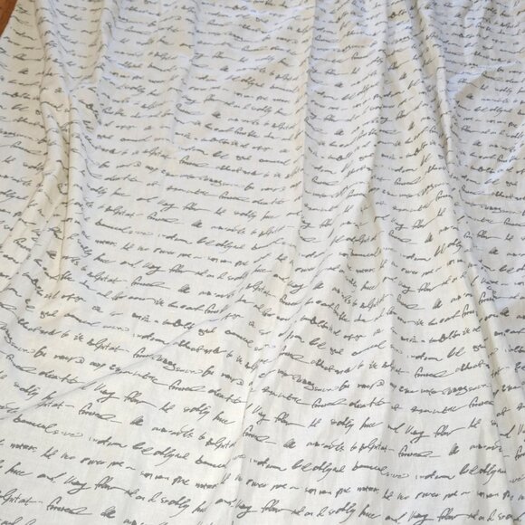 Restoration Hardware RH Curtain Drape Panel 50% Linen/50% Cotton Ivory/Gray - Picture 3 of 8